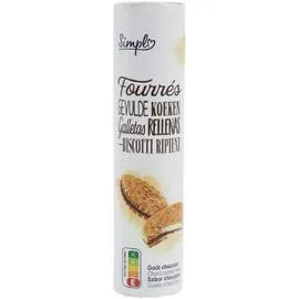 Biscuits fourrés goût chocolat SIMPL (500g)