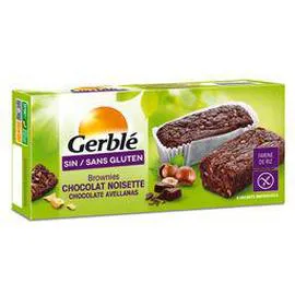 GERBLÉ Sans Gluten - Brownies chocolat noisette 150g
