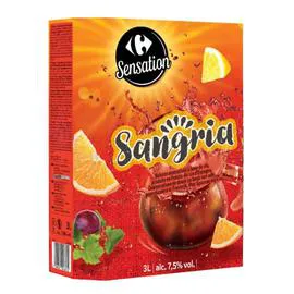 CARREFOUR Sangria au vin d'Espagne 3l