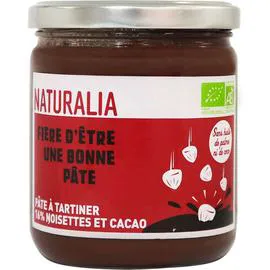 NATURALIA Pâte à Tartiner 16% Noisettes & Cacao 400g