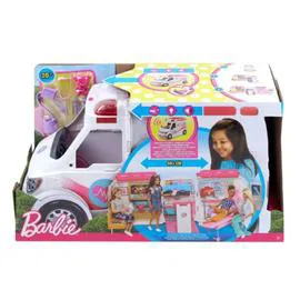 Véhicule médical et accessoires Barbie (l'unité)