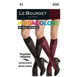 LE BOURGET Mi-Bas Opaque Noir 50D TU l'unité