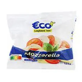 ECO+ Mozzarella 18% MG 125g