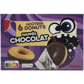 Goûter donuts nappés chocolat (180g)