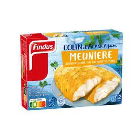FINDUS Colin d'alaska façon meunière pérsil 2x125g