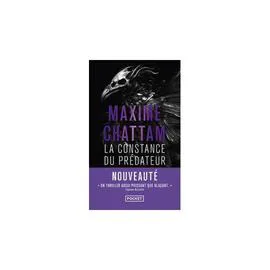 Livre La constance du Prédateur - Maxime Chattam (l'unité)