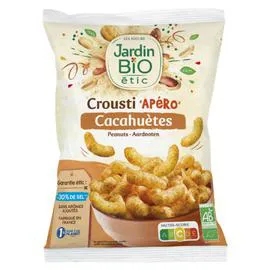 Biscuits apéritifs crousti apéro cacahuète Bio (85g)