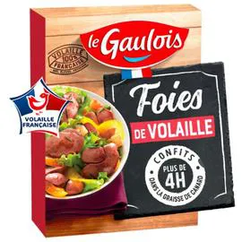 LE GAULOIS Foies de volaille confits 300g