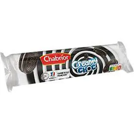 Biscuits Creamy choc fourrés ronds cacao et vanille (154g)