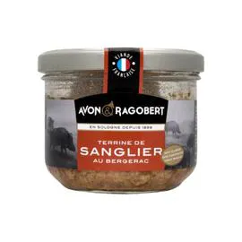 Terrine de sanglier au Bergerac (180g)