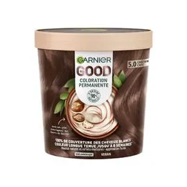 GARNIER Coloration Capillaire Permanente 5.0 Châtain Clair Café Good 216g
