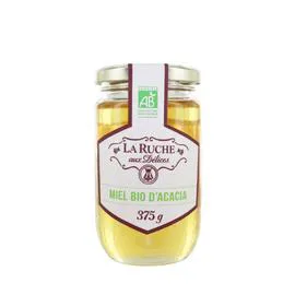 LA RUCHE AUX DÉLICES Miel d'acacia Bio 375g