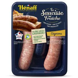 Saucisses aux oignons (2x125g)