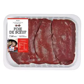 Foie de boeuf X4 (480g)
