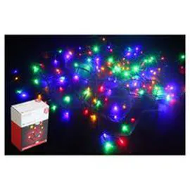 Rideau lumineux de Noël intérieur multicolore - 200 LED - 9.9 M (l'unité)