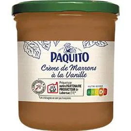 PAQUITO Crème de marrons à la vanille 370g