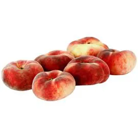 Pêches blanches plates vrac (1kg)