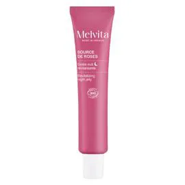 Soin Visage Source de Roses Gelée Nuit Revitalisante Bio (40ml)