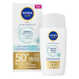 Protection solaire visage SPF 50+ Derma Skin Clear (40ml)