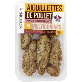 Aiguillettes panées aux graines (250g)