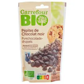Pépites de chocolat bio noir (100g)