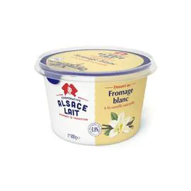 Dessert fromage blanc/vanille (500g)