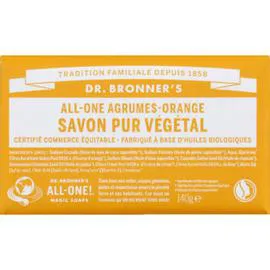 Savon pur végétal solide aux agrumes 18-en-1, (140g)