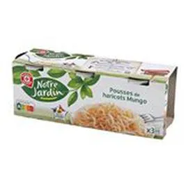 MARQUE REPÈRE, NOTRE JARDIN Haricots Mungo 3x90g