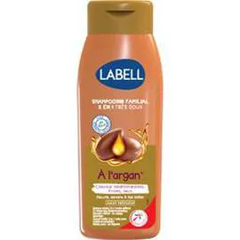 LABELL Shampooing familial 2en1 très doux à l'argan 400ml
