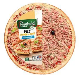 Pizza halal jambon de dinde emmental (450g)