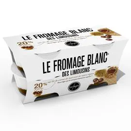LES FAYES Fromage blanc des Limousins sur lit de crème de marrons 40%MG (4x125g)