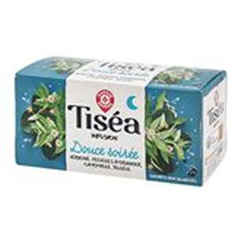 MARQUE REPÈRE, TISÉA Infusion Tisea Douce soirée 25 sachets 38g