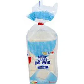 Pain carré de mie nature sans croûte (345g)
