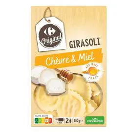 CARREFOUR ORIGINAL Pâtes fraîches chèvre miel 250g
