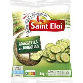SAINT ELOI Courgettes en rondelles 1kg
