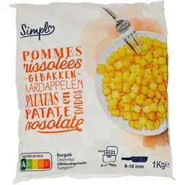 CARREFOUR SIMPL Pommes rissolées 1kg