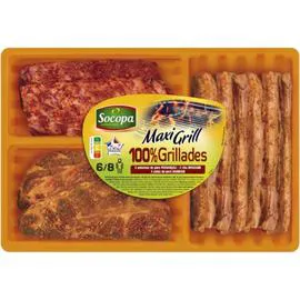 Plateau viande 100% grillades (1,8kg)