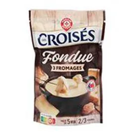 MARQUE REPÈRE, LES CROISÉS Préparation pour fondue 18% MG 400g
