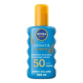 NIVEA SUN Crème solaire protect & bronze SPF 50 200ml