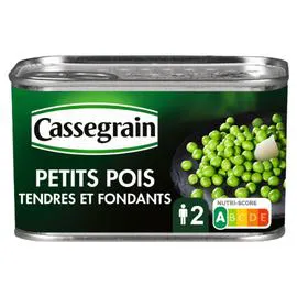 CASSEGRAIN Petits pois tendres et fondants 280g