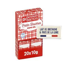 PAYSAN BRETON Mini Beurre Demi-sel - 80% MG - x20 200g 