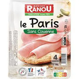MONIQUE RANOU Jambon le Paris sans couenne 180g