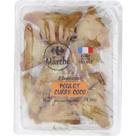 Samoussas poulet curry coco (230g)