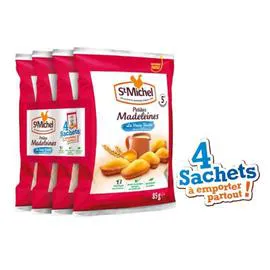 ST MICHEL Madeleines nature à emporter 4x85g