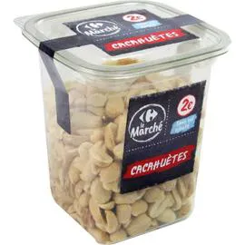 Cacahuètes sans sel ajouté (180g)
