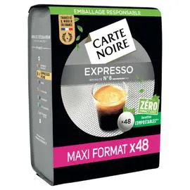 Café dosettes compatibles Senseo Espresso n°8 x48 (336g)