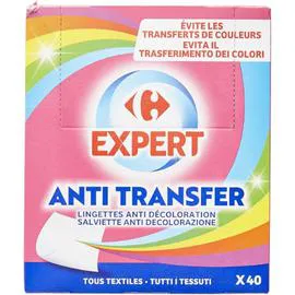 CARREFOUR EXPERT Lingette Anti-Décoloration x40 