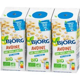 Boisson végétale d'avoine sans sucres ajoutées Bio (3x25cl)