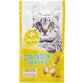 CARREFOUR COMPANINO Friandise pour chat snack poulet fromage 60g