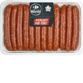 Merguez pur porc (x12)